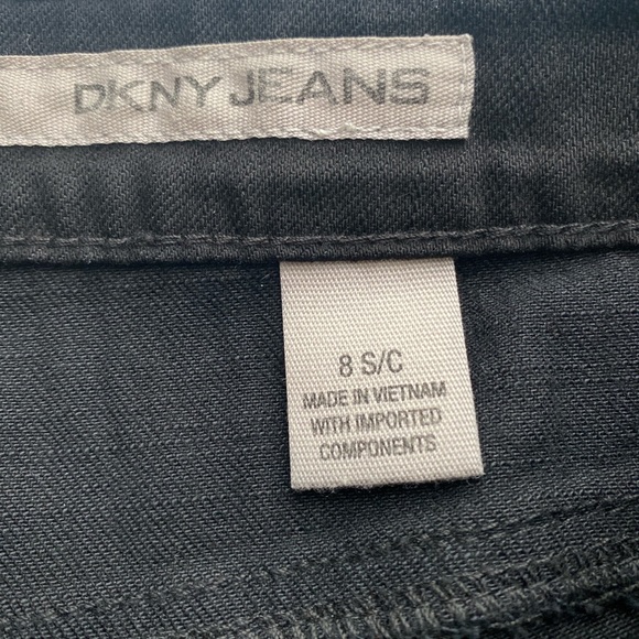 Womens black DKNY soho jeans - Picture 3 of 4